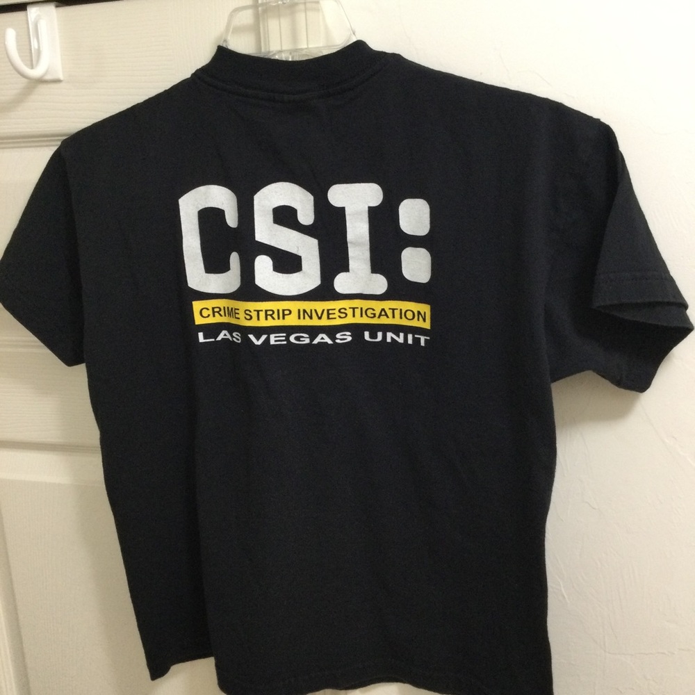 CSI Vegas T-Shirt Vtg Youth XL (petite M/L)